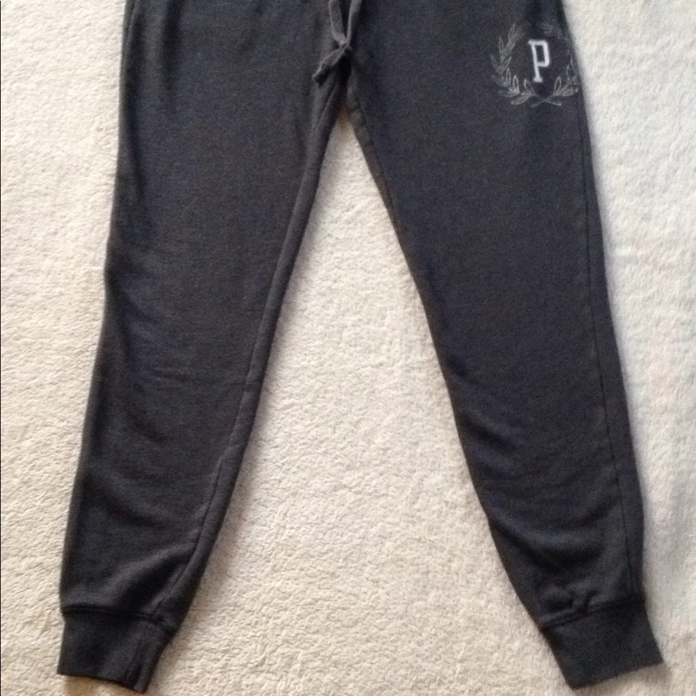 Pink by Victoria's Secret  Gray Sweat Pants - Picture 2 of 4